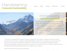Tablet Screenshot of mainstreamingsustainability.com